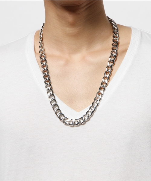 WEGO（ウィゴー）の「WEGO/チェーンネックレス（ネックレス・メンズ・シルバー・FREE）」の4枚目の写真