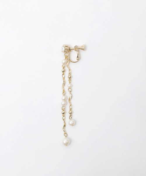 niana（ニアナ）の「ウェーブ パーティーイヤリング（イヤリング・レディース・シルバー/ゴールド・FREE）」の13枚目の写真