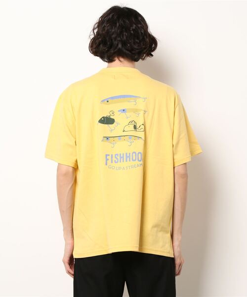 KRIFF MAYER（クリフメイヤー）の「スヌーピープリントT(ルアー)（Tシャツ/カットソー・メンズ・オフホワイト/サックスブルー/イエロー/ラベンダー/チャコール・SMALL/MEDIUM/LARGE/X-LARGE）」の9枚目の写真