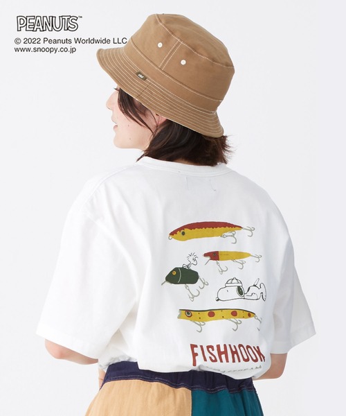 KRIFF MAYER（クリフメイヤー）の「スヌーピープリントT(ルアー)（Tシャツ/カットソー・メンズ・オフホワイト/サックスブルー/イエロー/ラベンダー/チャコール・SMALL/MEDIUM/LARGE/X-LARGE）」の2枚目の写真