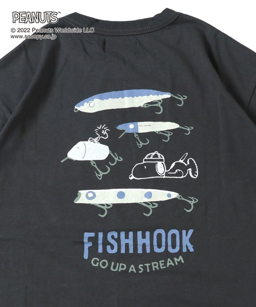 KRIFF MAYER（クリフメイヤー）の「スヌーピープリントT(ルアー)（Tシャツ/カットソー・メンズ・オフホワイト/サックスブルー/イエロー/ラベンダー/チャコール・SMALL/MEDIUM/LARGE/X-LARGE）」の3枚目の写真