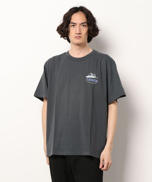 KRIFF MAYER（クリフメイヤー）の「スヌーピープリントT(ルアー)（Tシャツ/カットソー・メンズ・オフホワイト/サックスブルー/イエロー/ラベンダー/チャコール・SMALL/MEDIUM/LARGE/X-LARGE）」の21枚目の写真