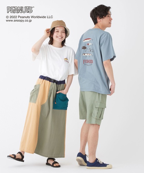 KRIFF MAYER（クリフメイヤー）の「スヌーピープリントT(ルアー)（Tシャツ/カットソー・メンズ・オフホワイト/サックスブルー/イエロー/ラベンダー/チャコール・SMALL/MEDIUM/LARGE/X-LARGE）」の18枚目の写真