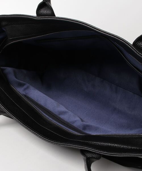 Perfect Suit FActory(パーフェクトスーツファクトリー)の「本革シュリンクトートバッグ ブラック(トートバッグ・メンズ・ブラック・FREE)」の7枚目の写真