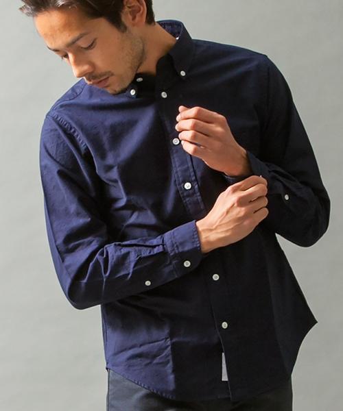 BEAUTY&YOUTH UNITED ARROWS(ビューティーアンドユースユナイテッドアローズ)の「BY スーピマ オックスフォード ボタンダウンシャツ◆(シャツ/ブラウス・メンズ・ホワイト/ライトブルー/ネイビー・SMALL/LARGE/X-LARGE/X-SMALL/MEDIUM)」の3枚目の写真