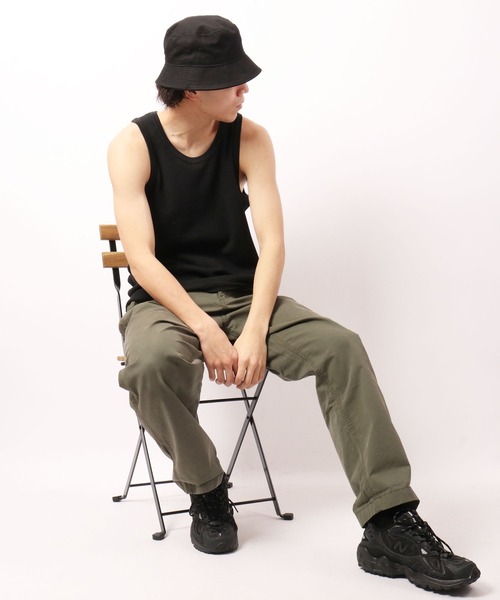 JEMORGAN（ジェーイーモーガン）の「JEMORGAN ワッフル/フライス タンクトップ (パック入り)（タンクトップ・メンズ・ホワイト/ナチュラル/ブラック/杢グレー/カーキ/ネイビー/オフホワイト/チャコール/ブラック系その他/グレー系その他・M/L/XL/S）」の16枚目の写真