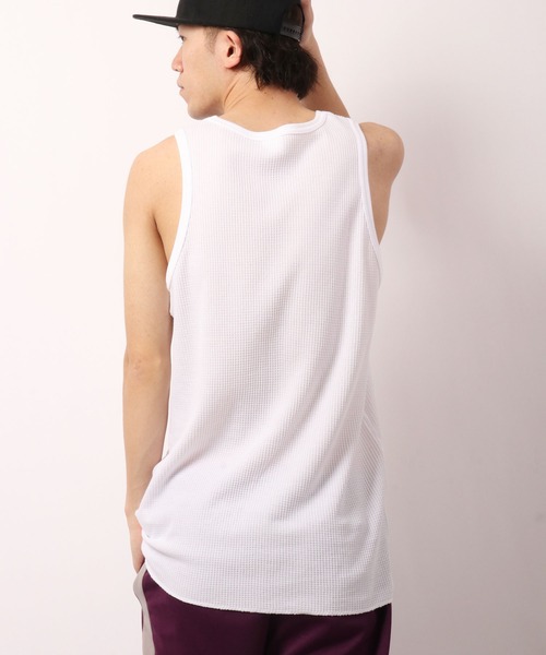JEMORGAN（ジェーイーモーガン）の「JEMORGAN ワッフル/フライス タンクトップ (パック入り)（タンクトップ・メンズ・ホワイト/ナチュラル/ブラック/杢グレー/カーキ/ネイビー/オフホワイト/チャコール/ブラック系その他/グレー系その他・M/L/XL/S）」の11枚目の写真
