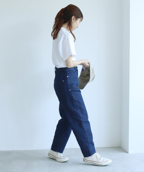 PAR ICI（パーリッシィ）の「ブラック/コットンリネン ボタンフライ