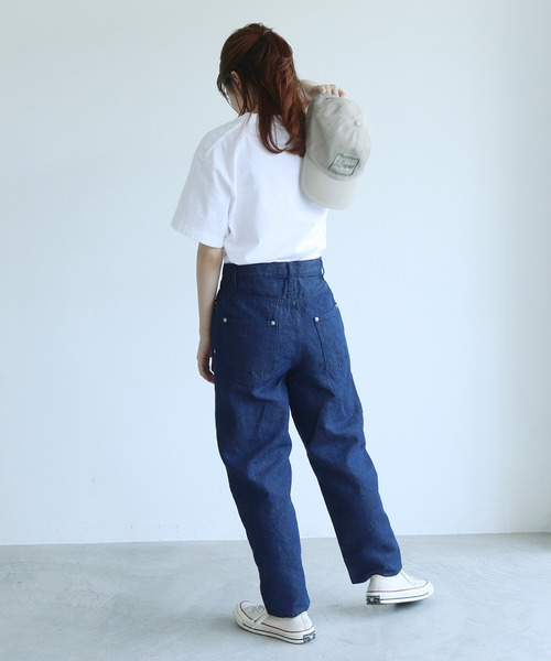 PAR ICI（パーリッシィ）の「ブラック/コットンリネン ボタンフライ