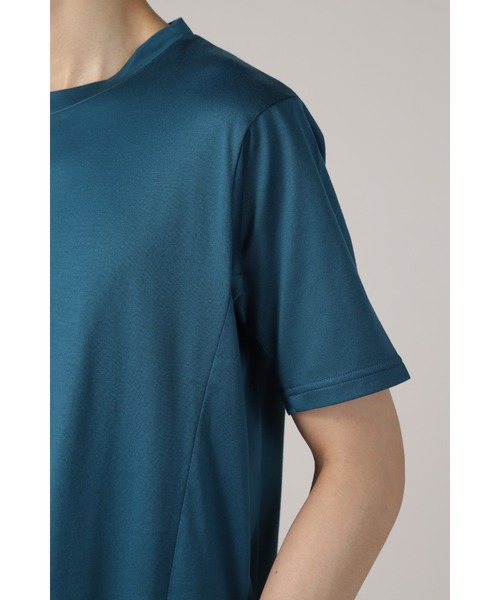 HIGH STREET（ハイストリート）の「HIGH STREET∴シルケット天竺サイド切り替えTee（Tシャツ/カットソー・メンズ・ホワイト/ブルー系2・LL/M/L）」の20枚目の写真