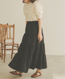 Ambre Neige | ティアードマキシスカート/【WEB/EC限定商品】(スカート)