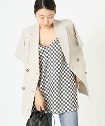 journal standard L'essage | チェックストライプキャミチュニック(シャツ/ブラウス)