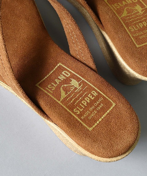 ISLAND SLIPPER（アイランドスリッパ）の「【 ISLAND SLIPPER / アイランドスリッパ 】 WEDGE SANDAL ウェッジ サンダル（サンダル・レディース・ブラック/ダークブラウン/ブラウン・5/6/7）」の11枚目の写真