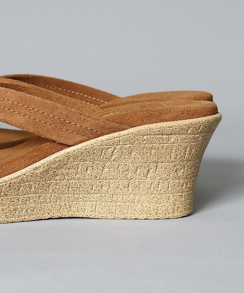 ISLAND SLIPPER（アイランドスリッパ）の「【 ISLAND SLIPPER / アイランドスリッパ 】 WEDGE SANDAL ウェッジ サンダル（サンダル・レディース・ブラック/ダークブラウン/ブラウン・5/6/7）」の10枚目の写真