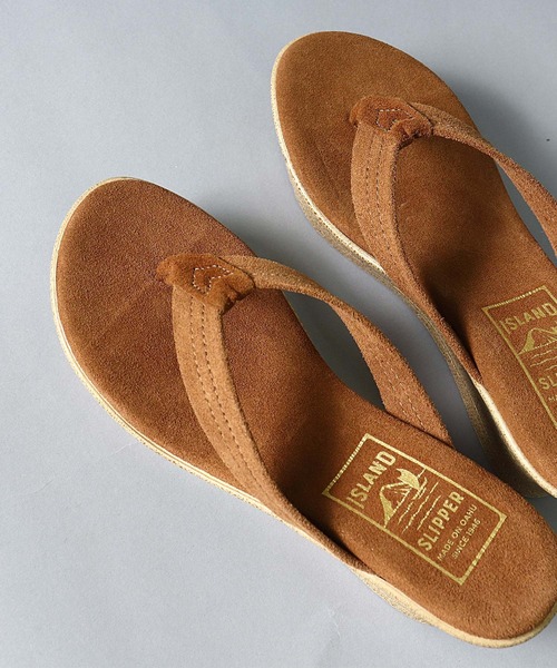 ISLAND SLIPPER（アイランドスリッパ）の「【 ISLAND SLIPPER / アイランドスリッパ 】 WEDGE SANDAL ウェッジ サンダル（サンダル・レディース・ブラック/ダークブラウン/ブラウン・5/6/7）」の9枚目の写真