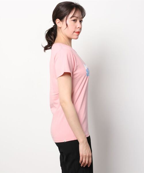 BILLABONG(ビラボン)の「BILLABONG/ビラボン ルーズシルエット ボタニカル柄/花柄ロゴTシャツ BC013-220(Tシャツ/カットソー・レディース・ホワイト/ピンク/ブラック・M/L)」の19枚目の写真