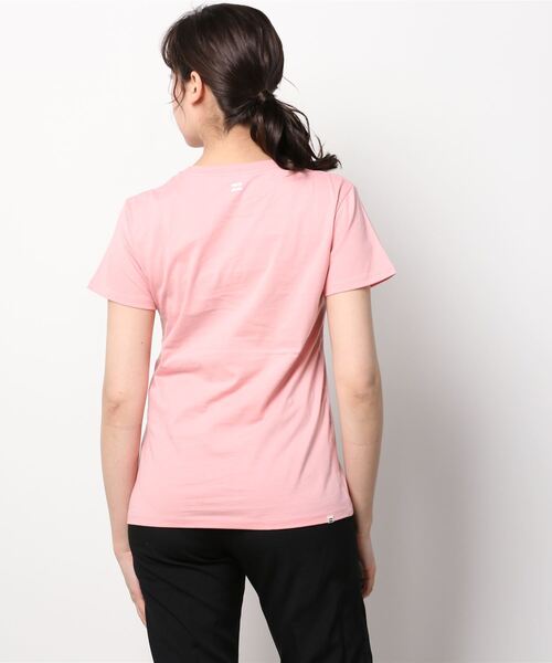 BILLABONG(ビラボン)の「BILLABONG/ビラボン ルーズシルエット ボタニカル柄/花柄ロゴTシャツ BC013-220(Tシャツ/カットソー・レディース・ホワイト/ピンク/ブラック・M/L)」の5枚目の写真