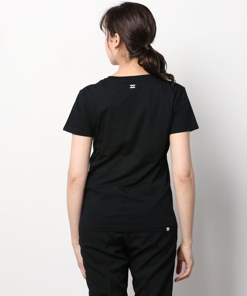 BILLABONG(ビラボン)の「BILLABONG/ビラボン ルーズシルエット ボタニカル柄/花柄ロゴTシャツ BC013-220(Tシャツ/カットソー・レディース・ホワイト/ピンク/ブラック・M/L)」の11枚目の写真