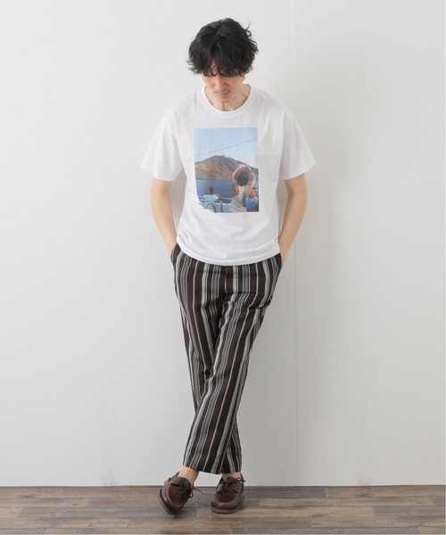 417 EDIFICE（フォーワンセブンエディフィス）の「【YVON LAMBERT / イヴォン ランベール】Stromboli T-shirt（Tシャツ/カットソー・メンズ・ホワイト・LARGE/X-LARGE）」の2枚目の写真