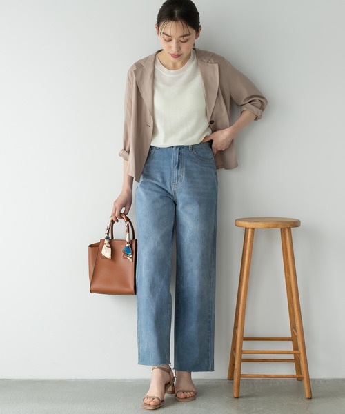 Edit Sheen（エディットシーン）の「半袖カラーニット（ニット/セーター・レディース・ブラック/アイボリー/グリーン/ピンク/イエロー・M）」の16枚目の写真