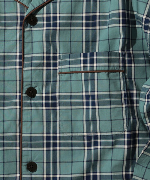 BEAMS LIGHTS（ビームスライツ）の「BEAMS LIGHTS / チェック パジャマシャツ（シャツ/ブラウス・メンズ・オレンジ/ミント・SMALL/MEDIUM/LARGE）」の5枚目の写真