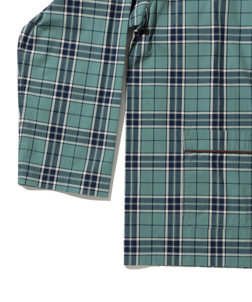 BEAMS LIGHTS（ビームスライツ）の「BEAMS LIGHTS / チェック パジャマシャツ（シャツ/ブラウス・メンズ・オレンジ/ミント・SMALL/MEDIUM/LARGE）」の6枚目の写真