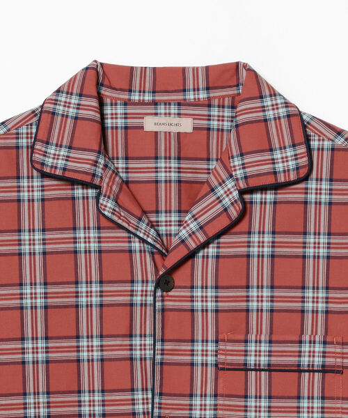 BEAMS LIGHTS（ビームスライツ）の「BEAMS LIGHTS / チェック パジャマシャツ（シャツ/ブラウス・メンズ・オレンジ/ミント・SMALL/MEDIUM/LARGE）」の11枚目の写真