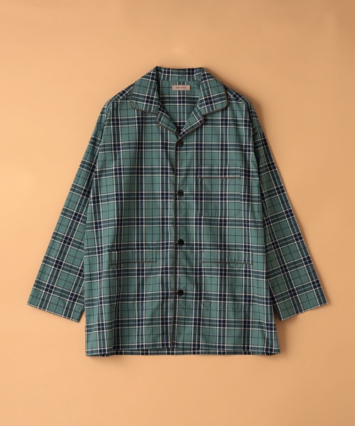 BEAMS LIGHTS（ビームスライツ）の「BEAMS LIGHTS / チェック パジャマシャツ（シャツ/ブラウス・メンズ・オレンジ/ミント・SMALL/MEDIUM/LARGE）」の2枚目の写真
