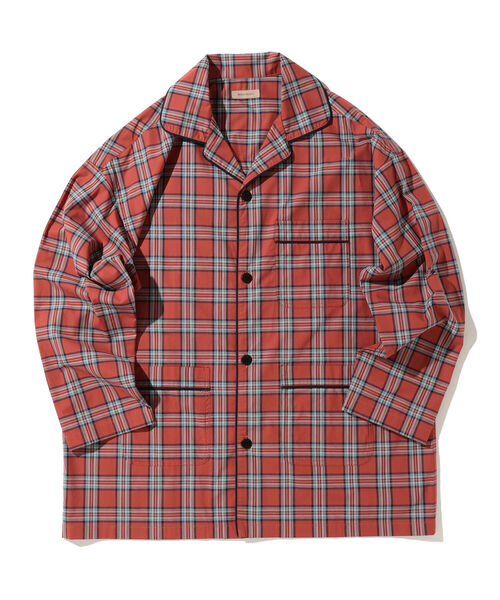 BEAMS LIGHTS（ビームスライツ）の「BEAMS LIGHTS / チェック パジャマシャツ（シャツ/ブラウス・メンズ・オレンジ/ミント・SMALL/MEDIUM/LARGE）」の17枚目の写真