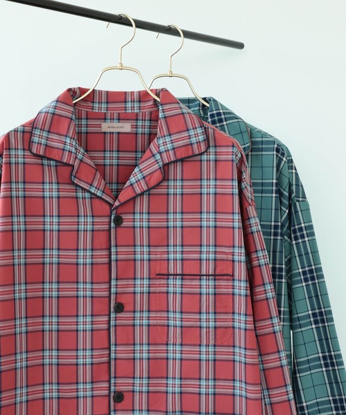 BEAMS LIGHTS（ビームスライツ）の「BEAMS LIGHTS / チェック パジャマシャツ（シャツ/ブラウス・メンズ・オレンジ/ミント・SMALL/MEDIUM/LARGE）」の21枚目の写真