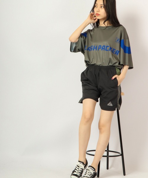 FLASH PACKER(フラッシュパッカー)の「FLASH PACKER ナイロンイージーショーツ(その他パンツ・メンズ・ブラック/ベージュ/オリーブ・XL/L/M)」の13枚目の写真