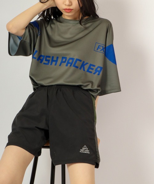 FLASH PACKER(フラッシュパッカー)の「FLASH PACKER ナイロンイージーショーツ(その他パンツ・メンズ・ブラック/ベージュ/オリーブ・XL/L/M)」の9枚目の写真