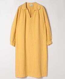 agnes b.（アニエスベー）の「UAF9 ROBE リネンワンピース（シャツワンピース）」