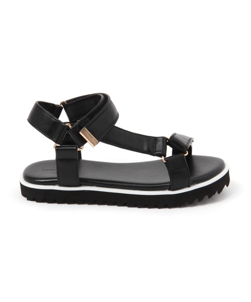 GLOBAL WORK（グローバルワーク）の「厚底スポーツサンダル/キッズ/296307（サンダル・キッズ・ブラック・22cm/19cm/20cm/21cm）」の9枚目の写真