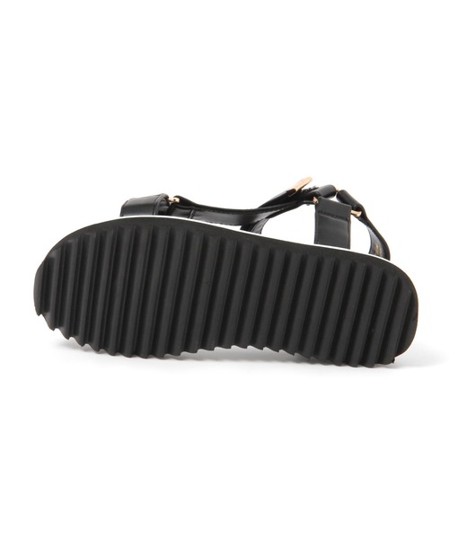 GLOBAL WORK（グローバルワーク）の「厚底スポーツサンダル/キッズ/296307（サンダル・キッズ・ブラック・22cm/19cm/20cm/21cm）」の7枚目の写真