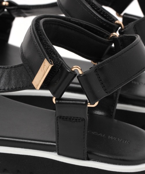 GLOBAL WORK（グローバルワーク）の「厚底スポーツサンダル/キッズ/296307（サンダル・キッズ・ブラック・22cm/19cm/20cm/21cm）」の11枚目の写真