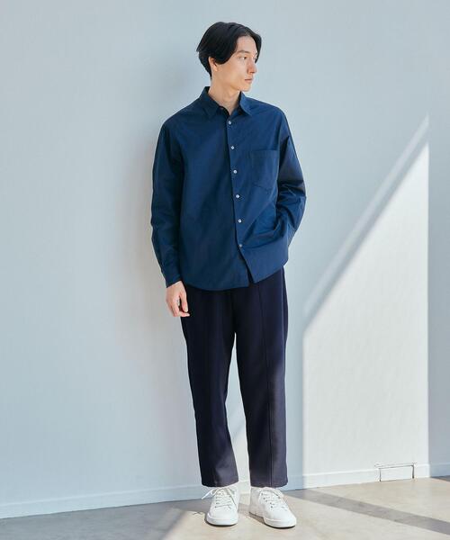 green label relaxing（グリーンレーベルリラクシング）の「＜green label relaxing＞ フロント シーム イージーパンツ -防シワ-（その他パンツ・メンズ・ブラック/ダークブラウン/ネイビー・S/M/L/XL）」の4枚目の写真