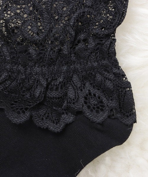 Lace Ladies(レースレディース)の「【3足組】 ケミカルレースソックスセット(ソックス/靴下・レディース・ホワイト/ブラック・FREE)」の19枚目の写真