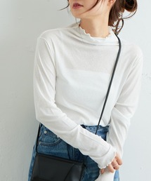 PUAL CE CIN | 【WEB限定】シアーネットハイネックプルオーバー(Tシャツ/カットソー)