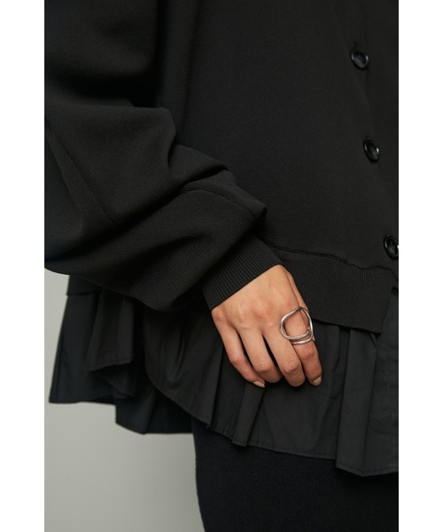 HeRIN.CYE(ヘリンドットサイ)の「Frill knit cadigan(カーディガン/ボレロ・レディース・オフホワイト/イエロー/ブルー/ブラック・FREE)」の8枚目の写真