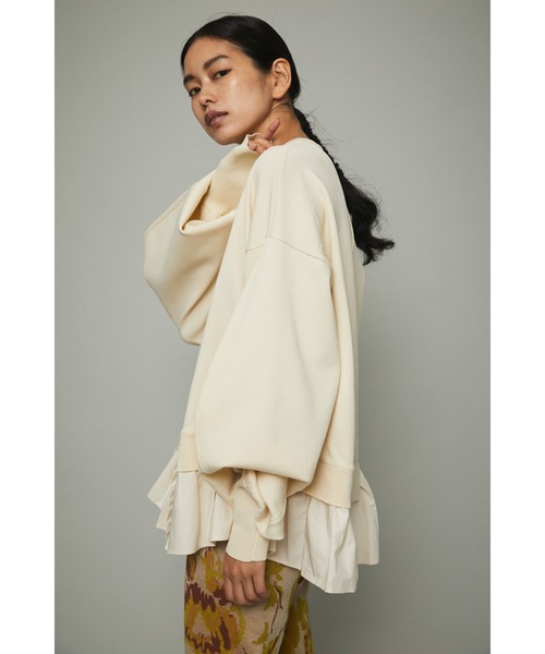 HeRIN.CYE(ヘリンドットサイ)の「Frill knit cadigan(カーディガン/ボレロ・レディース・オフホワイト/イエロー/ブルー/ブラック・FREE)」の16枚目の写真
