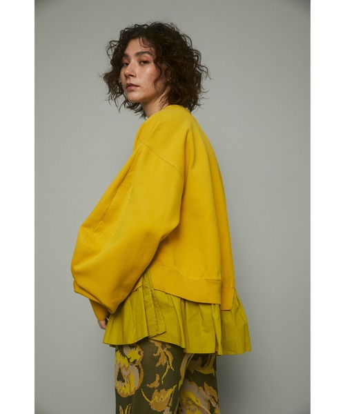 HeRIN.CYE(ヘリンドットサイ)の「Frill knit cadigan(カーディガン/ボレロ・レディース・オフホワイト/イエロー/ブルー/ブラック・FREE)」の20枚目の写真