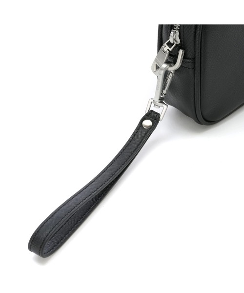 Guess(ゲス)の「CERTOSA SAFFIANO Mini Vanity Case(クラッチバッグ・メンズ・ブラック・ONE SIZE)」の7枚目の写真