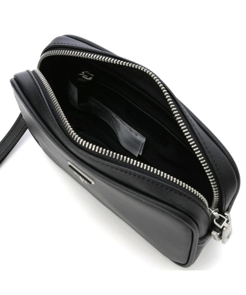 Guess(ゲス)の「CERTOSA SAFFIANO Mini Vanity Case(クラッチバッグ・メンズ・ブラック・ONE SIZE)」の8枚目の写真