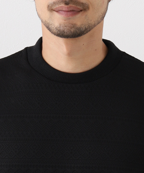 EDIFICE（エディフィス）の「3D ネイティブ ジャガード 長袖 Tシャツ 