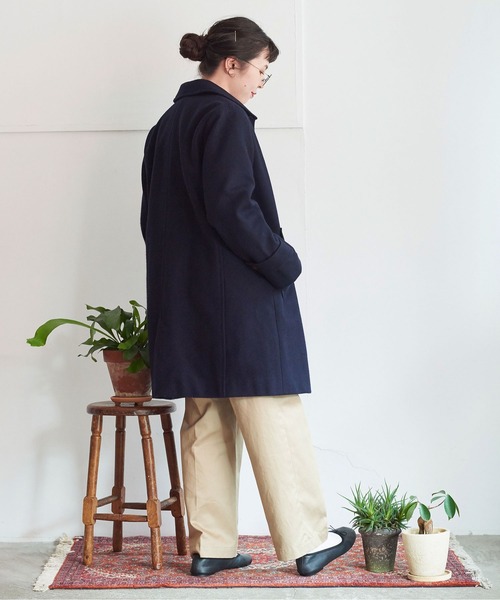 My Fav. CHILD WOMAN（マイファブチャイルドウーマン）の「ヴィンテージチノクロス　センタープレスパンツ（チノパンツ・レディース・ベージュ・38/36）」の14枚目の写真