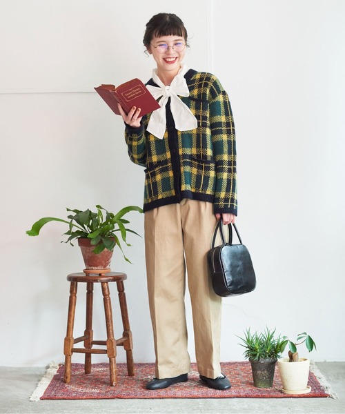 My Fav. CHILD WOMAN（マイファブチャイルドウーマン）の「ヴィンテージチノクロス　センタープレスパンツ（チノパンツ・レディース・ベージュ・38/36）」の10枚目の写真