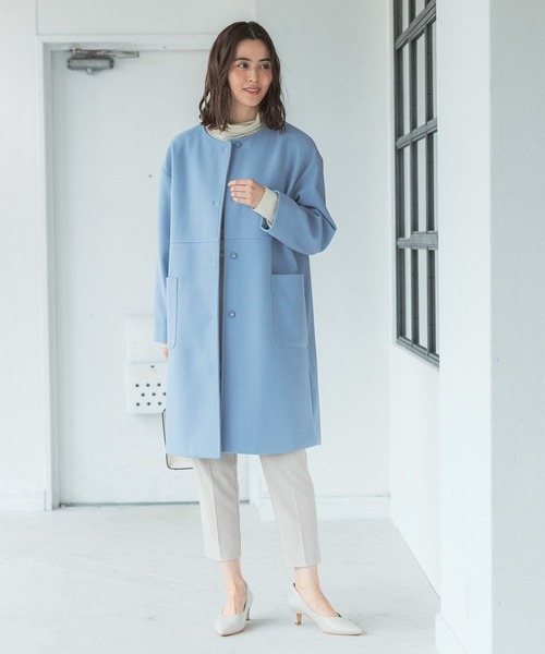 hopkjvvfページ LEPSIM（レプシィム）の「TRノーカラーコート 281823（ノー