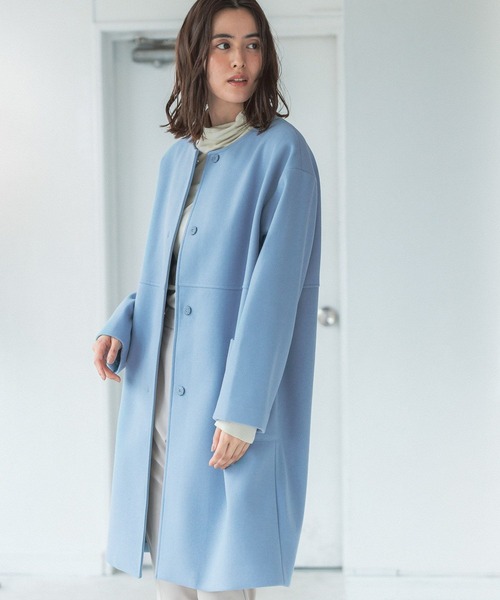 LEPSIM（レプシィム）の「TRノーカラーコート 281823（ノーカラー