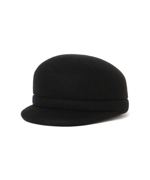BEAMS HEART(ビームスハート)の「BEAMS HEART / フェルト キャスケット(キャスケット・レディース・ブラック/ダークブラウン・ONE SIZE)」の8枚目の写真